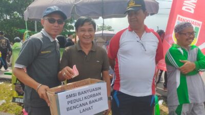 Aksi Spontan SMSI Banyuasin, Galang Dana Bantu Korban Banjir Bandang Lahat