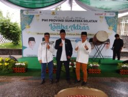 Lomba Azan Kerjasama PWI Sumsel dan Pemprov Sumsel Disambut Antusias Peserta Lomba