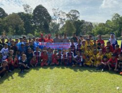 Kabag ops Polres Muratara Buka Festifal Sepak Bola Usia Dini U-10 dan U-12