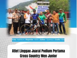Atlet Linggau Juarai Podium Pertama Cross Country Men Junior