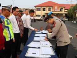 Memperkuat Komitmen Anti Korupsi Dilingkungan Institusi, Polres Lubuklinggau Gelar Acara Penandatanganan Pakta Integritas