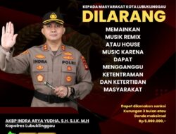 Antisipasi Penyalahgunaan Narkoba, Polres Lubuklinggau Keluarkan Himbauan Pelarangan House Musik Remix