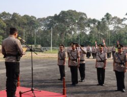 Kapolres Muratara Pimpin Sertijab Lima Perwira Polres Muratara