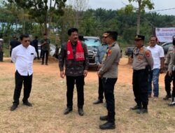 Polres Muratara Amankan Kunker Menteri ATR/BPN RI ke Desa Tebing Tinggi
