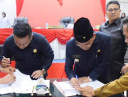 DPRD Muratara Gelar Rapat Paripurna Penandatanganan Nota Kesepakatan Perubahan Kebijakan Umum Anggaran Dan Perubahan APBD Tahun 2023