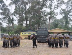 Menjelang Pemilu 2024, Polres Muratara Latihan Dalmas