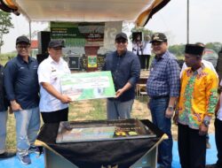 PLTS Irigasi Bukit Asam (PTBA) Sejahterakan Petani di Lampung Tengah