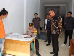 Jelang Pemilu 2024, Kapolres Lubuklinggau Kunjungi Gudang Logistik KPU