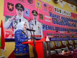 Bupati Mura Buka Rakor Dan Dialog Politik Pemilu Damai Tahun 2024.