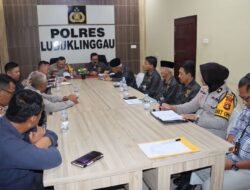 Kapolres Lubuk Linggau AKBP Indra Arya Yudha Terima Audensi Baznas Lubuk Linggau