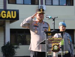 Wakapolres Lubuklinggau Pimpin Apel Penerimaan Baja Angkatan 50