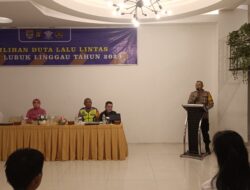 Kapolres Lubuklinggau AKBP Indra Arya Yudha Berikan Sambutan Dalam Pemilihan Duta Lalu Lintas 2024