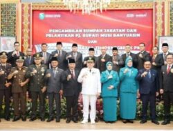 Pj Wako Lubuklinggau H Trisko Defriyansa Hadiri Pelantikan Pj Bupati Muba