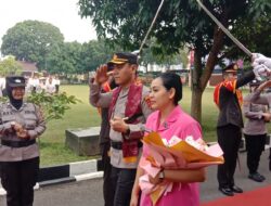 Sertijab Kapolres Lubuklinggau Diwarnai Upacara Tradisi Penyerahan Pataka dan Farewell
