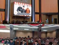 Ketua DPRD Lubuklinggau Pimpin Rapat Paripurna Istimewa Mendengarkan Pidato Kenegaraan Presiden RI
