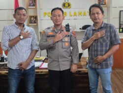 Jelang Pelantikan, SMSI Kabupaten Lahat Audensi ke Kapolres