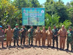 Pangdam II/Sriwijaya Mayjen TNI Ujang Darwis, M.D.A Tinjau Pembangunan Yonif TP 947/Pangeran Amin di Musi Rawas